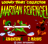 Looney Tunes title screen for GameBoy Color